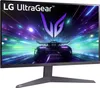 A gaming monitor displaying a futuristic car and the LG UltraGear logo. Produktbild-Vorschau