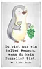 Mr. & Mrs. Panda Handtuch Sommelier Herz - Weiß - Geschenk, Produktbild-Vorschau 1