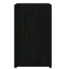 vidaXL Armoire de cuisine d'extérieur noir 55x55x92 cm pin Voir les images du produit 5
