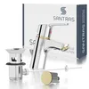 SANTRAS® Waschtischarmatur Magis in Chrom/Edelmessing Produktbild-Vorschau 1