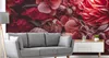 Muralo XXL Vlies FOTOTAPETE Rote 3D Effekt BLUMEN (B) 254 Produktbild-Vorschau 4