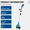 Elektrický kultivátor Drillpro 21V 1500W s bezkartáčovým Náhled obrázku produktu 4