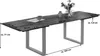 Esstisch mit Ansteckplatten 160(260)x90 cm Baumkante Akazie Produktbild-Vorschau 7