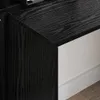 vidaXL Schreibtisch mit Regal Schwarz Eichen-Optik 138,5 x Produktbild-Vorschau 4