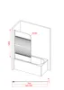 Badewannenfaltwand Marwell White Stripes 1, 1-flg. 75 x 140 Produktbild-Vorschau 4
