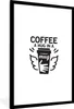 MuchoWow® MuchoWow® Gerahmtes Poster Kaffee - Zitate - Produktbild-Vorschau 1