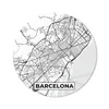 MuchoWow® Mauspad Mousepad Karte - Barcelona - Stadtplan - Produktbild-Vorschau 1