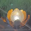 Lotusblume Solar LED Gartenlicht mit einer warmweißen LED, Produktbild-Vorschau 6