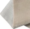 Recycle Teppich mit modernen ovalen Formen liniert in beige Produktbild-Vorschau 6