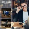 Huawei P60 Pro Hülle, Retro Kunstledertasche mit Produktbild-Vorschau 3