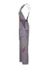 Side view of grey overalls with red accents. Produktbild-Vorschau