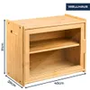 WELLHAUS, bambusová chlebníčka, 2 poschodia, 40 cm, s Náhľad obrázku produktu 8