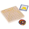 Geoboard geoplan dřevěná skládačka vytvářející tvary pomocí Náhled obrázku produktu 5