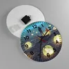 Wanduhr - Rund - Glasuhr - Boot Wasser Märchen - 30x30cm - Produktbild-Vorschau 2