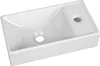 Lavabo in Vetroceramica VEDEA 40 cm, bianco lucido Anteprima dell’immagine prodotto 5