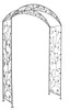 Arche jardinière d'extérieur pour jardin, H 230 cm, avec Voir les images du produit 1