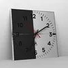 Wanduhr - Quadrat - Glasuhr - Kugel Schwarzweiß Modern - Produktbild-Vorschau 4