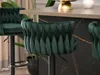 Designová barová židle KRISMAR - zelená / černá Náhled obrázku produktu 12