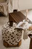Indore Home - Fien - Pouf - Ottoman - Braun - Beige Produktbild-Vorschau 5