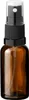 5x Glasflasche braun 30 ml mit schwarzem Zerstäuber Produktbild-Vorschau 2