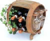 DanDiBo Weinregal Holz Weinfass Braun 33 cm 2110 Bar Produktbild-Vorschau 8