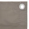 vidaXL Balkon-Sichtschutz Taupe 90x500 cm Oxford-Gewebe Produktbild-Vorschau 2