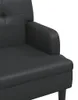 vidaXL Bank mit Rückenlehne Schwarz 112x65,5x75 cm Produktbild-Vorschau 7