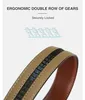 Herren Gürtel Ohne Schnalle Automatik Leder 35mm Schwarz Produktbild-Vorschau 3