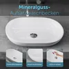 doporro Waschbecken Aufsatzwaschbecken 54x34x10,5cm Produktbild-Vorschau 2