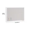 VEVOR 36"x24" weiße Korktafel mit Leinenoberfläche – Produktbild-Vorschau 8