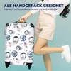 MuchoWow® Koffer Handgepäck Trolley Rollkoffer Kleine Produktbild-Vorschau 4