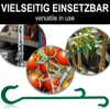 com-four® 120x Rispenhaken, Tomatenhaken, Pflanzenklemmen Produktbild-Vorschau 3