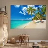 MuchoWow® Poster Strand - Meer - Boot - Palme 180x120 cm - Produktbild-Vorschau 6