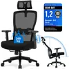 Bürostuhl Ergonomischer Bürostuhl 200 kg mit Kopfstütze & Produktbild-Vorschau 1