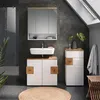 Mobiletto bagno Vicco Eden Bianco lucido 40 x 84 cm, Model Anteprima dell’immagine prodotto 3