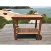 Gartenwagen auf Rädern aus Eukalyptusholz – 93 x 49 x 74 cm Produktbild-Vorschau 3