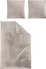 A set of bedding, including two pillowcases and a duvet cover, laid out on a white background. Produktbild-Vorschau