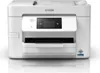 A white Epson WorkForce Pro WF-M4619DWF printer is shown from the front on a white background. Podgląd zdjęcia produktu
