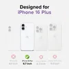 A graphic displaying different iPhone models and their corresponding screen sizes, with checkmarks and crosses indicating compatibility. Produktbild-Vorschau