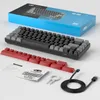 Mechanische Gaming Tastatur 65% QWERTZ DE, 69 Tasten, Red Produktbild-Vorschau 2