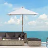 Outsunny Parasol de jardin extšŠrieur Parasol rectangulaire Voir les images du produit 2