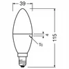 LED žárovka "Value", E14, candle, B38, 7W, 806lm, 4000K Náhled obrázku produktu 9