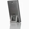 The back of a gray weather station with a kickstand. Produktbild-Vorschau