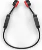 A pair of black and red sports headphones with a white background. Náhled obrázku produktu