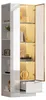 Merax Glasvitrine Sideboard, Vitrine mit Glastür und Produktbild-Vorschau 8
