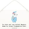 Mr. & Mrs. Panda Schild Klempnerin Herz DIN A6 - Weiß - Produktbild-Vorschau 1