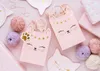 Borsa regalo gatto con manico 18x10x27cm rosa chiaro/oro Anteprima dell’immagine prodotto 2