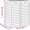 vidaXL Poubelle d'extérieur noire 78x41x86 cm Polypropylène Voir les images du produit 11