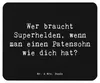 Mr. & Mrs. Panda Mauspad Spruch Patensohn Held - Schwarz - Produktbild-Vorschau 1
