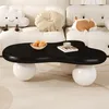 Merax Table basse en forme de nuage 95x62,5x32cm, table LED Voir les images du produit 2